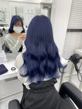 ロング カラー ヘアアレンジ 公式🎠LAND 池袋店🎠のヘアスタイル