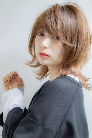 ミディアム 林 飛夕也のヘアスタイル