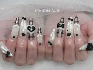 ネイル HANA 長さだしのネイルデザイン