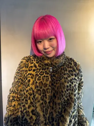 ショート カラー デザインカラー/ ハイトーン/ケイジのヘアスタイル