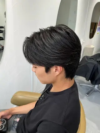 ショート パーマ メンズ Bordo所属・メンズ専門 星雅哉のヘアスタイル