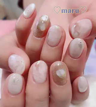 ネイル まるみ ♡のネイルデザイン