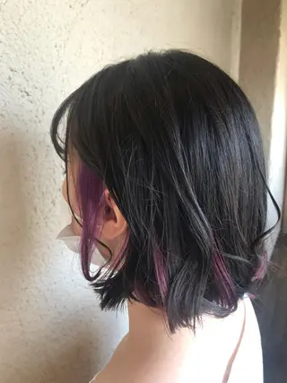 カラー 磧本 祐里恵のヘアスタイル