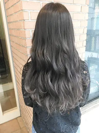 ロング カラー 北條 優輝のヘアスタイル