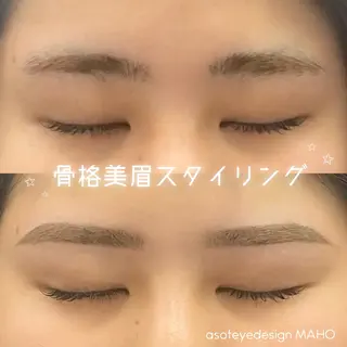 アイブロウ MAHO🤍 asotのマツエク・マツパデザイン