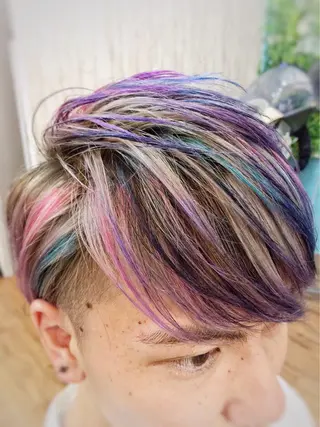 カラー メンズ 北本/髪質改善/店長 岩渕 元気のヘアスタイル