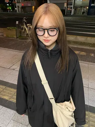 ミディアム カラー ヘアアレンジ 広島/ボブ/レイヤー 🌿‬wakabaのヘアスタイル