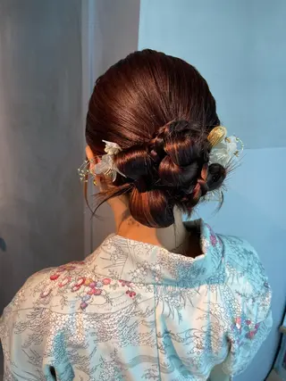 ヘアアレンジ charm《銀座》 ヘアセット/縮毛矯正のヘアスタイル