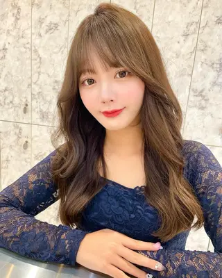 ロング カラー 韓国ヘア🤍顔周り/ 髪質改善✨/林遼一郎のヘアスタイル