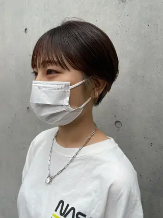 ショート コスメパーマ 佐藤　諒のヘアスタイル
