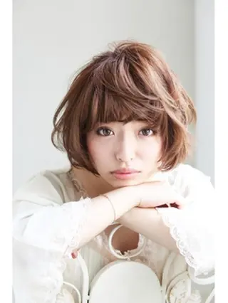 ミディアム カラー パーマ ✨Alushe 心斎橋店✨のヘアスタイル