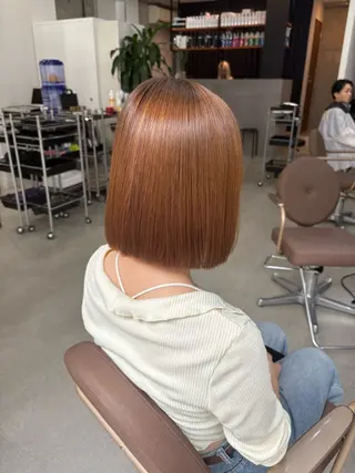 ショート 髪質改善／縮毛矯正 関根青葉のヘアスタイル