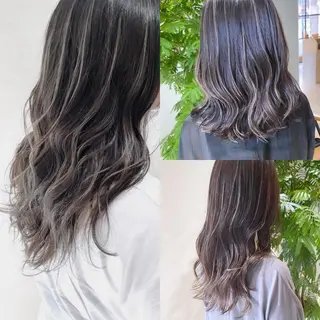 ロング カラー VERBENA所属・ハイライト／艶カラー 大河シンジのヘアスタイル