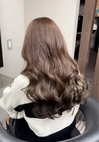 セミロング 新越谷ハイトーン/ 透明感カラー/ryuのヘアスタイル