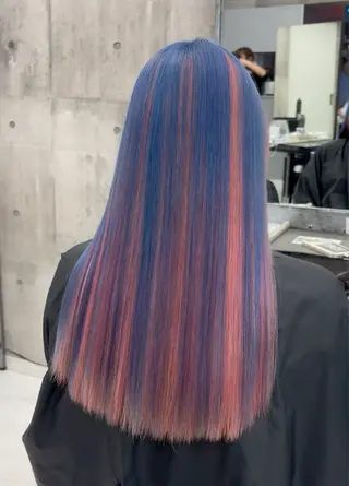 カラー 【🦋ハイトーンリタ ッチ🦋】ENAのヘアスタイル