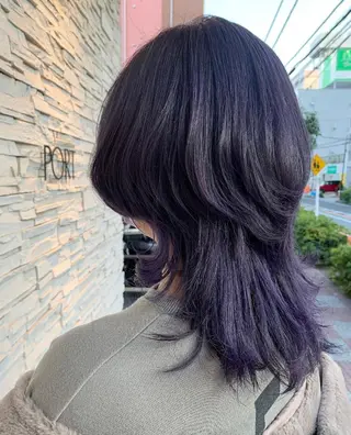 ミディアム ゆうき あすかのヘアスタイル