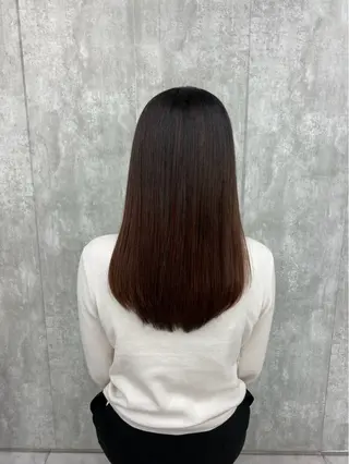 ロング 美髪矯正🍀 似合わせカット渡邊のヘアスタイル