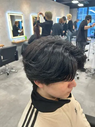 ショート カラー パーマ メンズ メンズ特化 👑YUTAのヘアスタイル