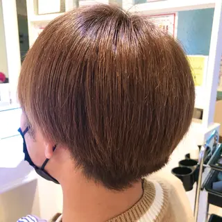 カラー メンズ 髪質改善&ストレート ‪✂︎‬鈴木青樹のヘアスタイル