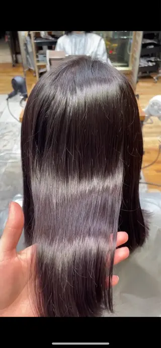 ミディアム amber  池袋所属・大木 唯月のヘアスタイル