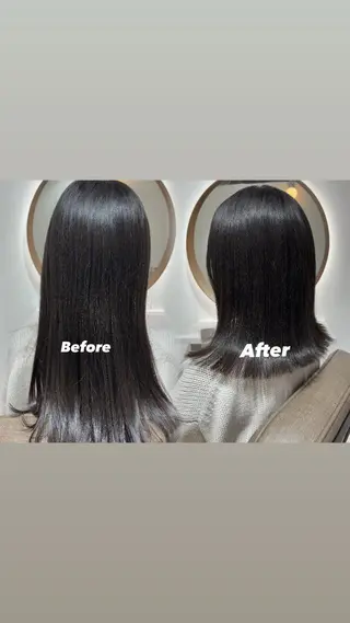 セミロング 瀬戸 杏珠のヘアスタイル