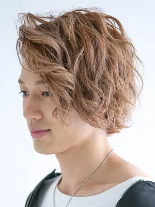 メンズ 美髪ヘア 藤田友輝のヘアスタイル