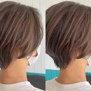 ショート Snaly カラー特化ページのヘアスタイル