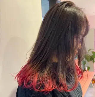 カラー ブリーチカラー×艶 🍨mihoのヘアスタイル