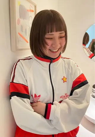 ショート カラー chiharu ボブ/レイヤーのヘアスタイル