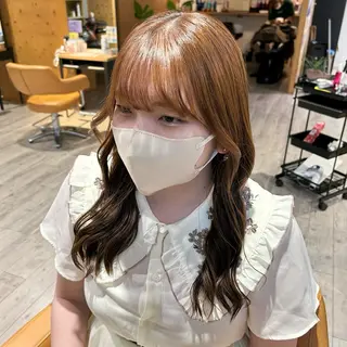 セミロング 髪質改善 🫧‪しろがねのヘアスタイル