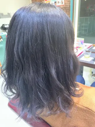 ミディアム カラー 髪質改善/縮毛矯正 ツヤ髪🩷さつきのヘアスタイル