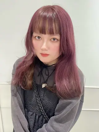 ロング カラー りおな/エクステ /ミルクティーカラーのヘアスタイル