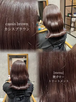 ミディアム Colore（コローレ）所属・顔タイプ/ダブルカラ ー/りりかのヘアスタイル