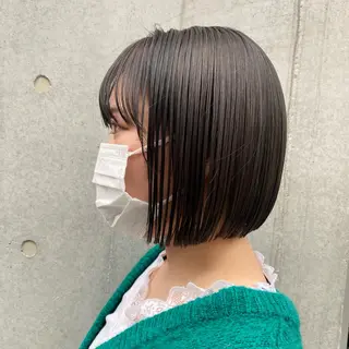 ショート カラー パーマ 🪭risa 暖色/レイヤー🪭のヘアスタイル