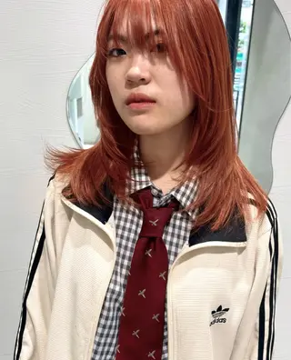 ミディアム カラー コイデ リュウセイのヘアスタイル