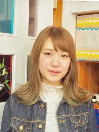 セミロング ポルタカリーナサロン yukariのヘアスタイル