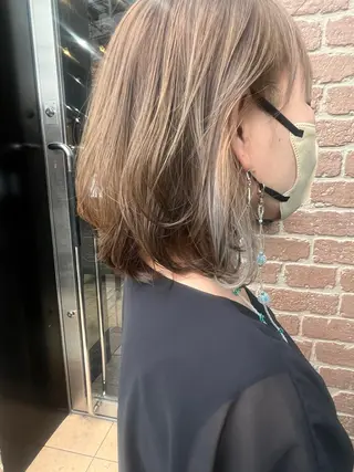 ショート カラー パーマ ヘアアレンジ メンズ キッズ ネイル マツエク・マツパ アイブロウ times salon名駅所属・久木原 ゆりのヘアスタイル