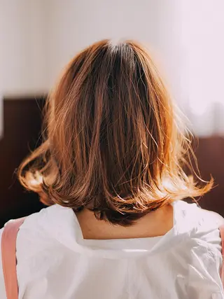 ミディアム 福島 浩司のヘアスタイル