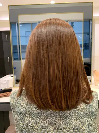 ミディアム カラー 小田切 栄司のヘアスタイル