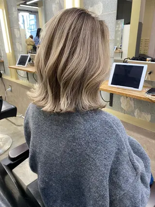 ミディアム カラー PEYP prod ICON所属・パーマ/ケアブリーチ /博多/YOSUKEのヘアスタイル