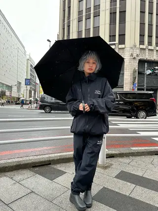 ショート カラー レイヤーパーマ＊ 顔まわり似合わせのヘアスタイル