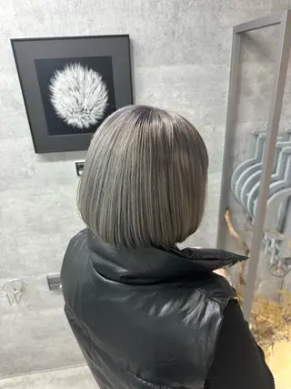 カラー riho 🥣🤍のヘアスタイル