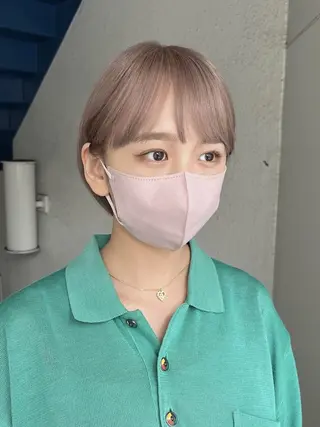 ショート レディースカラー✨ urara渋谷のヘアスタイル