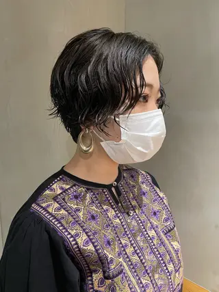 ショート yuga/ パーマのヘアスタイル