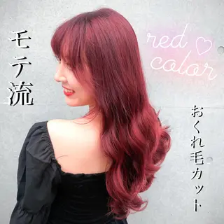 ロング カラー 透明感カラー×小 顔レイヤー♡ヒデさんのヘアスタイル