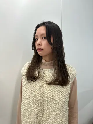 セミロング カラー キッズ オトナヘア🌸 harukaのヘアスタイル
