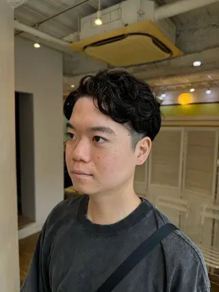 パーマ メンズ 🐻艶髪ヘア/韓国風 /隈河🐻のヘアスタイル