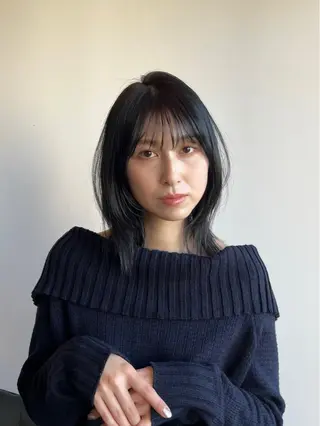 ミディアム カラー era所属・azumi/ボブ/暖 色/オリーブ/縮毛のヘアスタイル