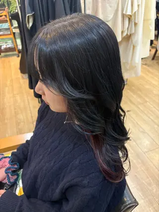 セミロング 大谷 羽音のヘアスタイル