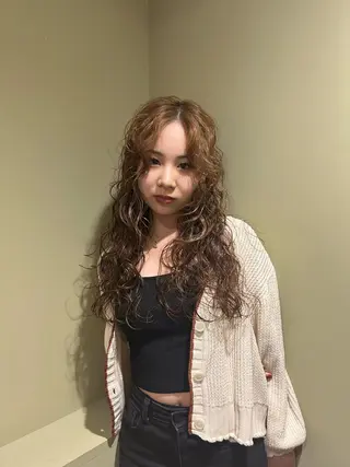 ロング パーマ 🌷下野 莉果/ボブ /パーマ/メンズ🌷のヘアスタイル